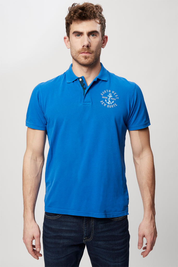 Polo Bleu - Harmont & Blaine Jeans - Homme