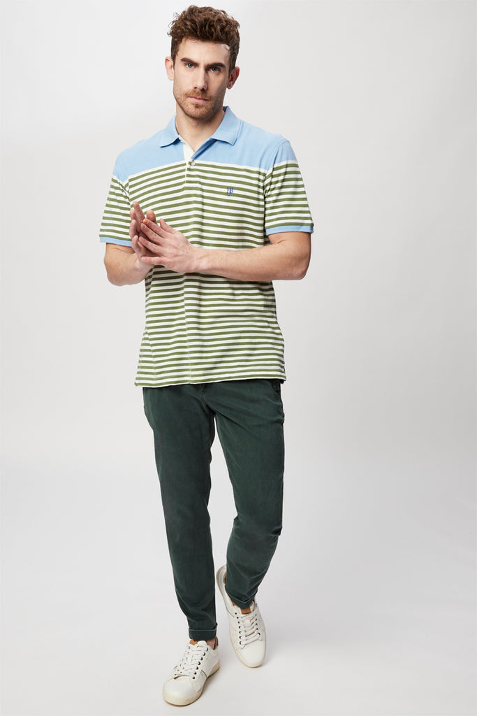 Polo Vert Foncé - Harmont & Blaine Jeans - Homme