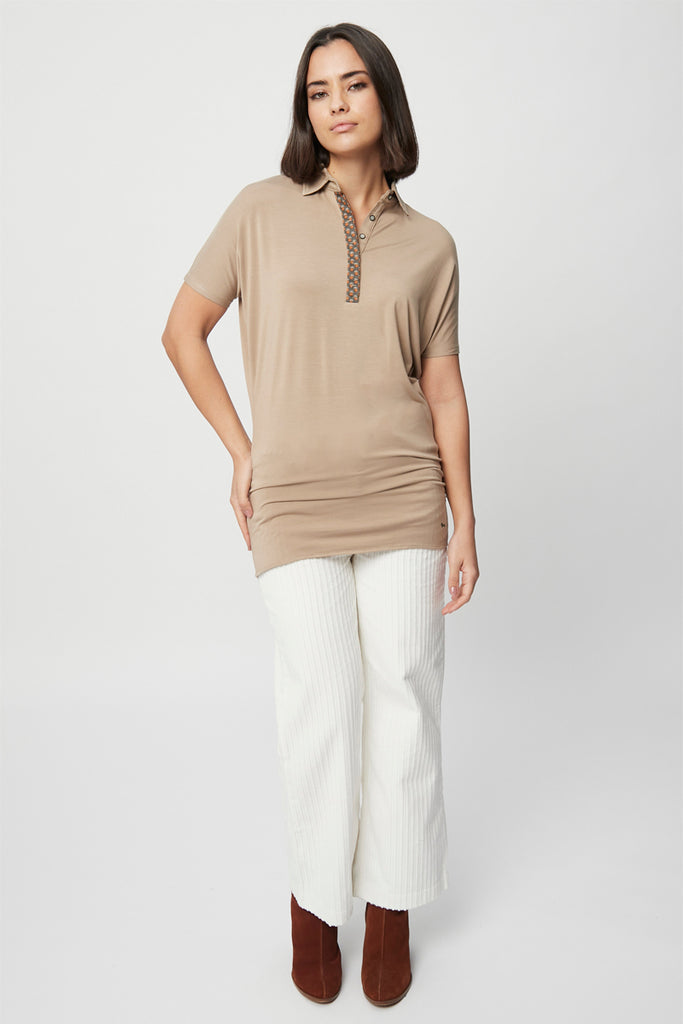 Polo Beige - Harmont & Blaine - Femme