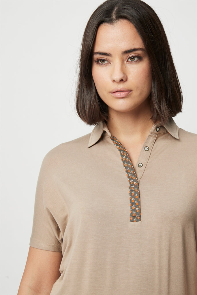 Polo Beige - Harmont & Blaine - Femme