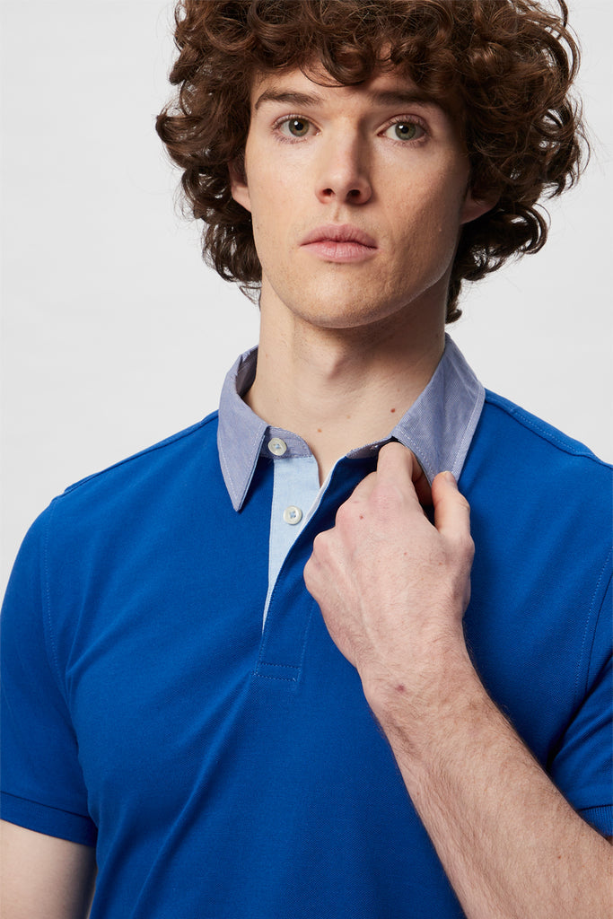Polo Bleu Cobalt - Harmont & Blaine - Homme