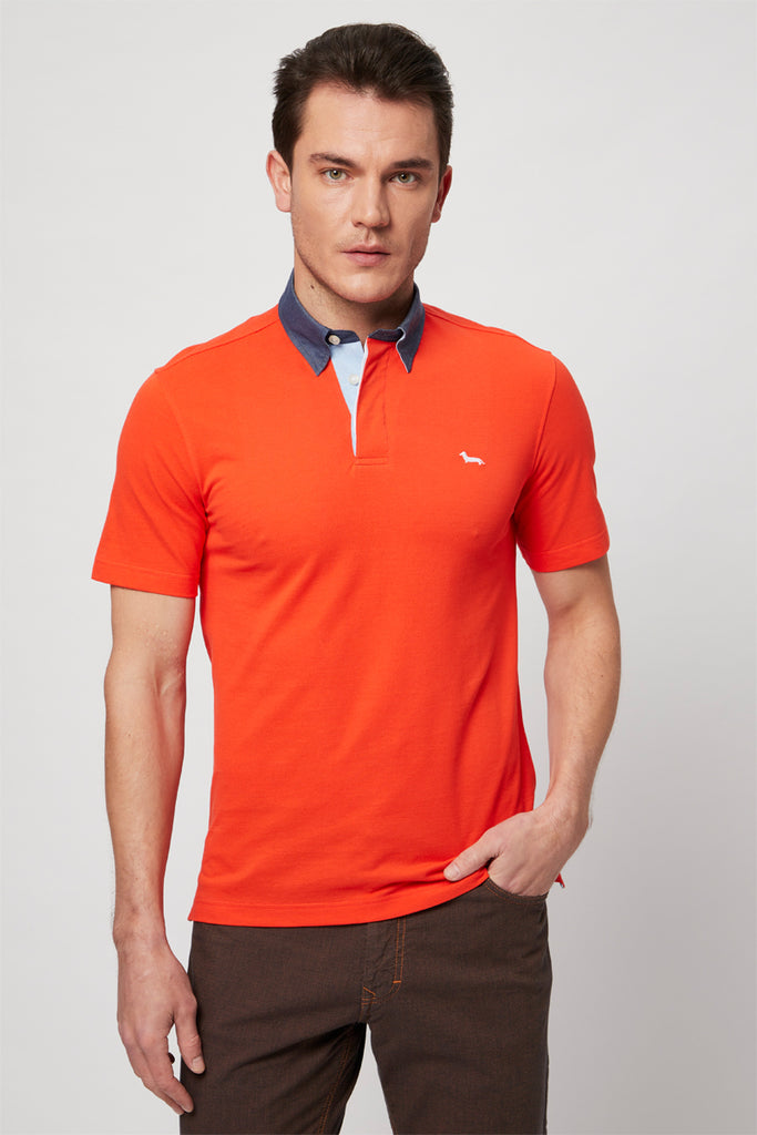 Polo Orange - Harmont & Blaine - Homme
