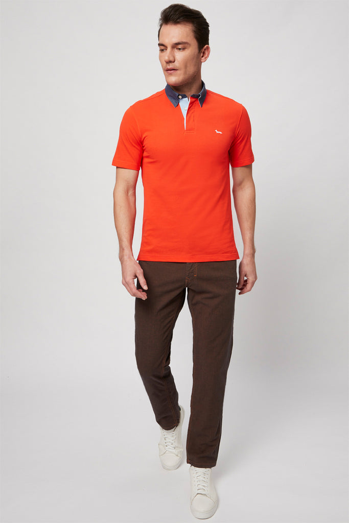 Polo Orange - Harmont & Blaine - Homme