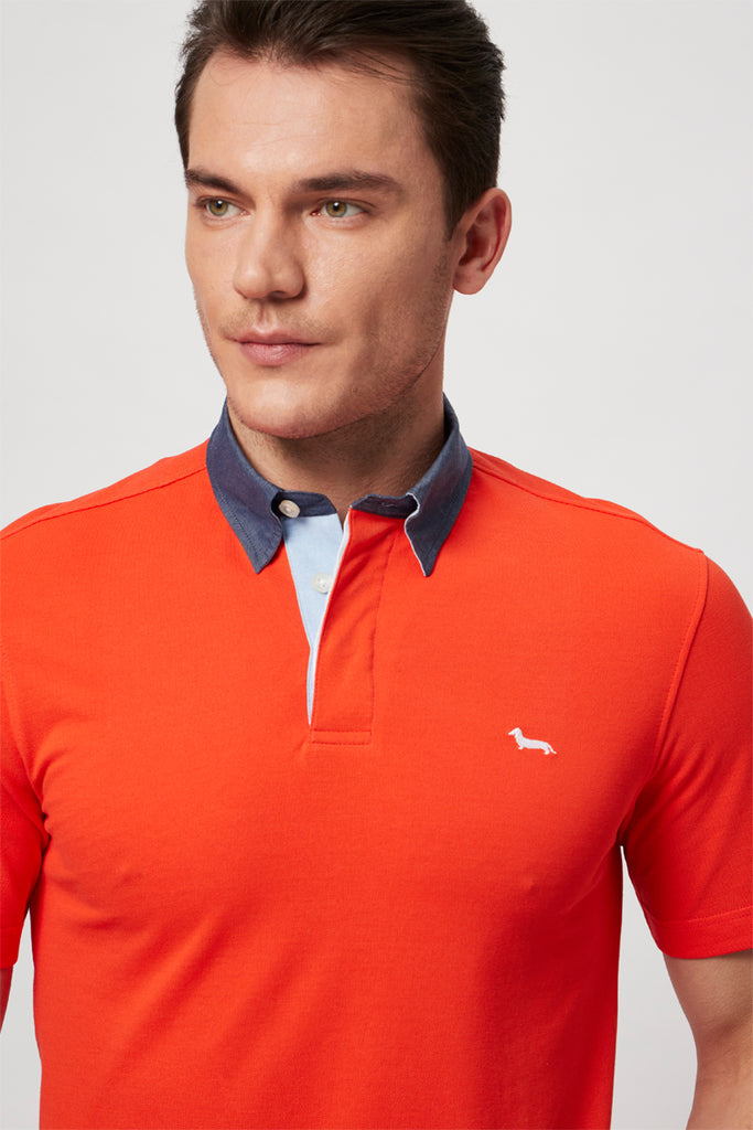 Polo Orange - Harmont & Blaine - Homme