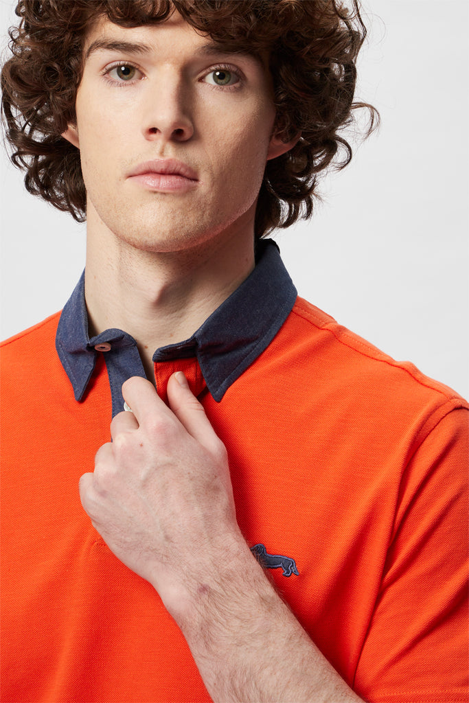 Polo Orange - Harmont & Blaine - Homme