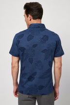 Polo Bleu Marine Chiné - Harmont & Blaine - Homme