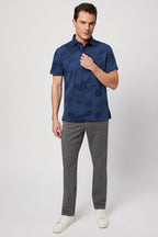 Polo Bleu Marine Chiné - Harmont & Blaine - Homme