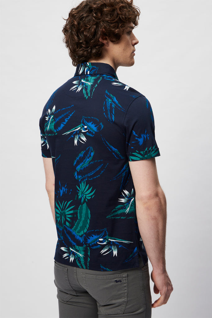 Polo Bleu Marine - Harmont & Blaine - Homme