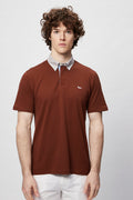 Polo Marron Foncé - Harmont & Blaine - Homme