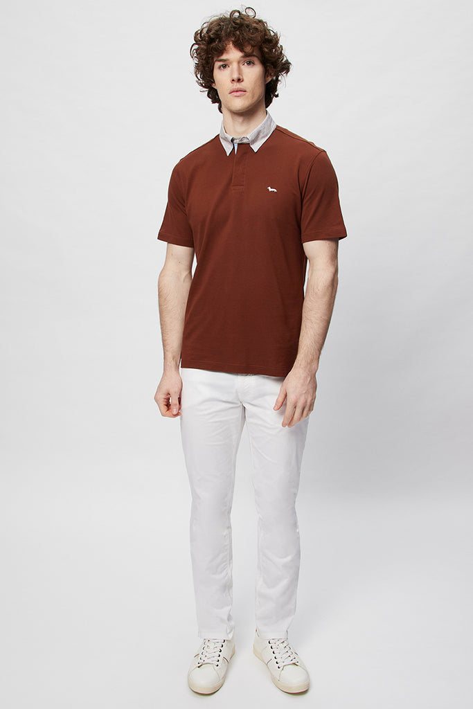 Polo Marron Foncé - Harmont & Blaine - Homme