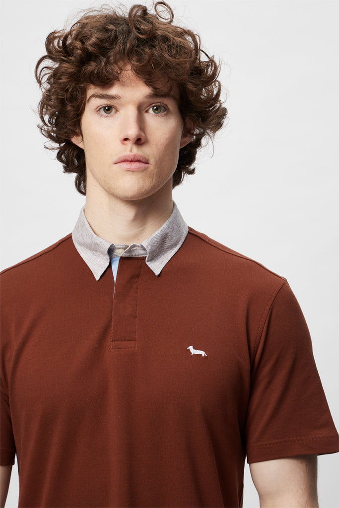 Polo Marron Foncé - Harmont & Blaine - Homme