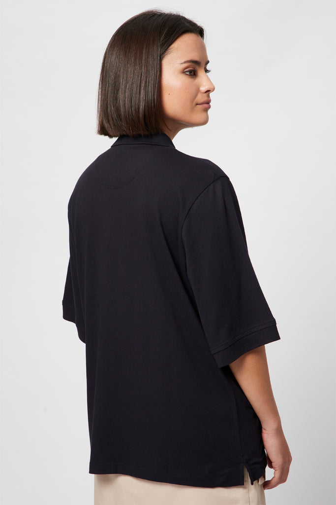 Polo Bleu Nuit - Harmont & Blaine - Femme
