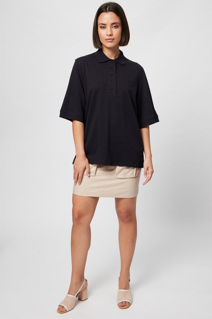 Polo Bleu Nuit - Harmont & Blaine - Femme