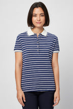 Polo Bleu Marine - Harmont & Blaine - Femme