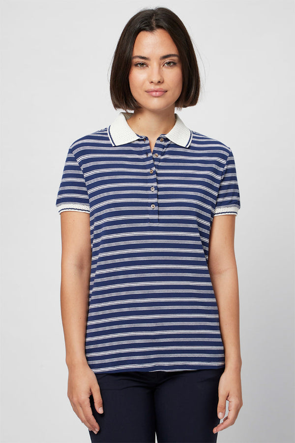 Polo Bleu Marine - Harmont & Blaine - Femme