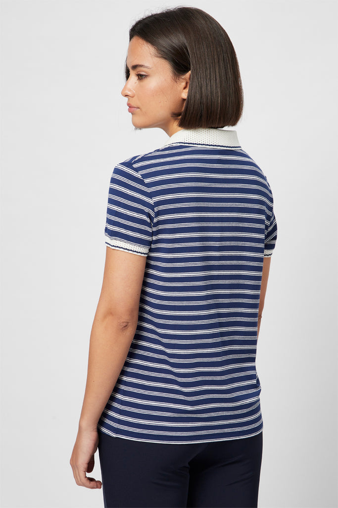 Polo Bleu Marine - Harmont & Blaine - Femme