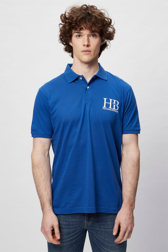 Polo Bleu Cobalt - Harmont & Blaine - Homme