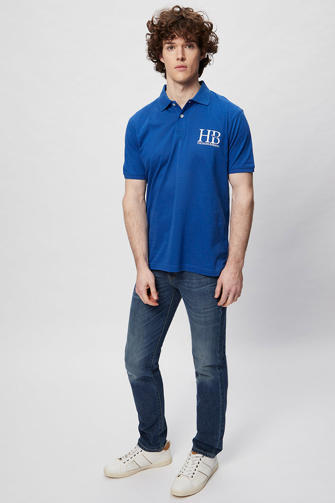 Polo Bleu Cobalt - Harmont & Blaine - Homme