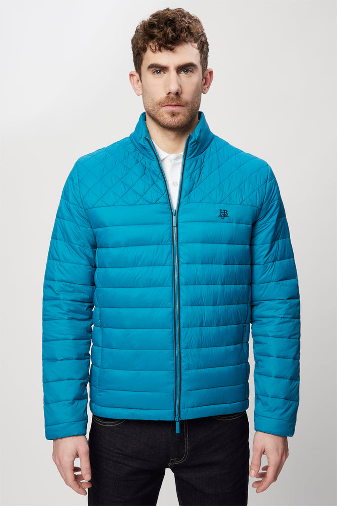 Doudoune Bleu Électrique - Harmont & Blaine Jeans - Homme