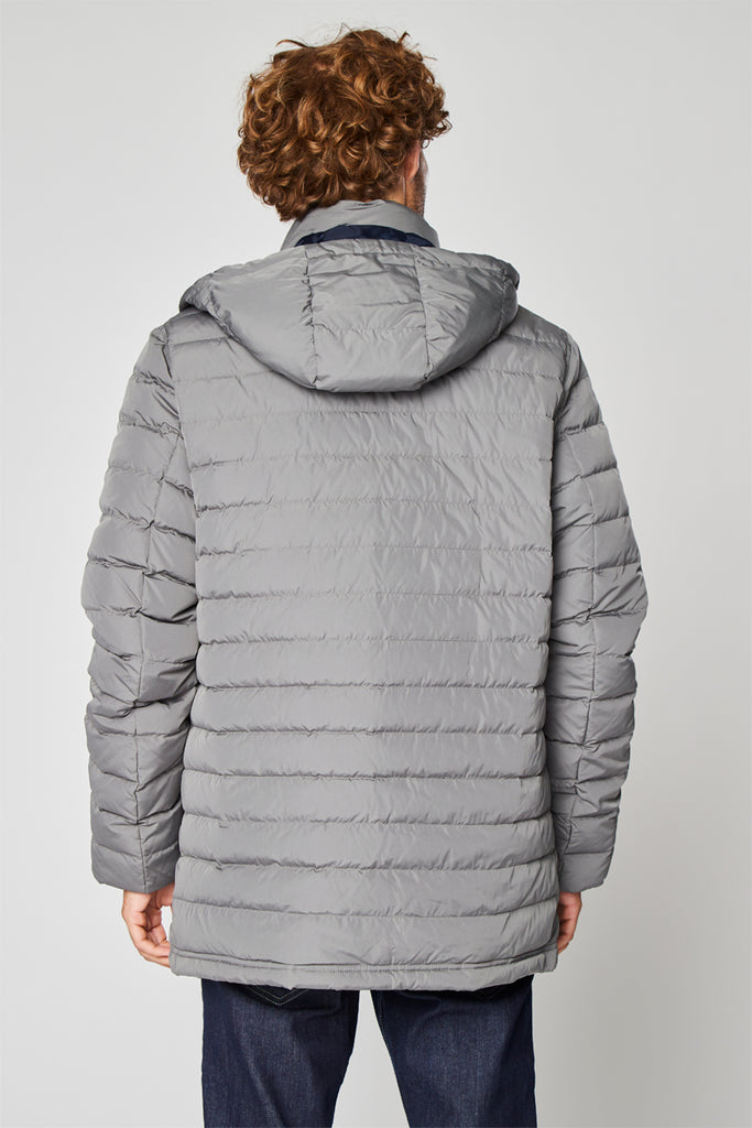 Doudoune À Capuche Gris - Harmont & Blaine - Homme