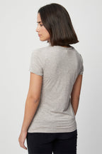 T-Shirt Gris Clair Chiné - Harmont & Blaine - Femme