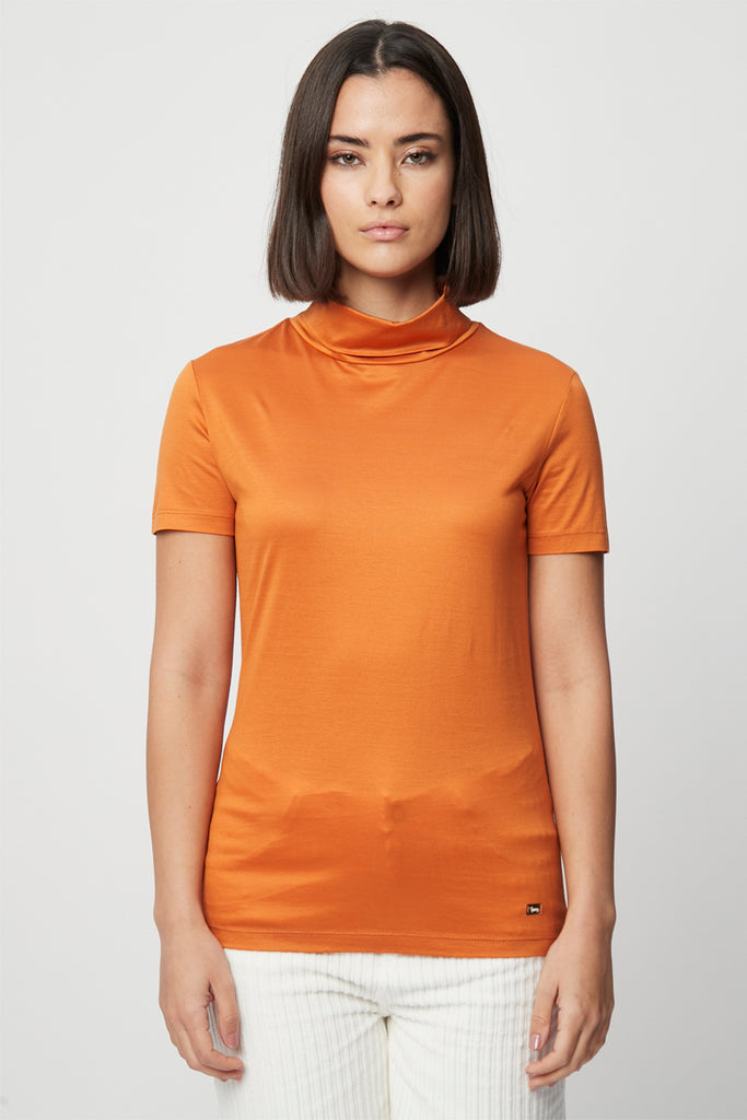 T-Shirt Orange - Harmont & Blaine - Femme