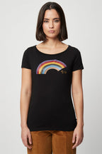 T-Shirt Noir - Harmont & Blaine - Femme