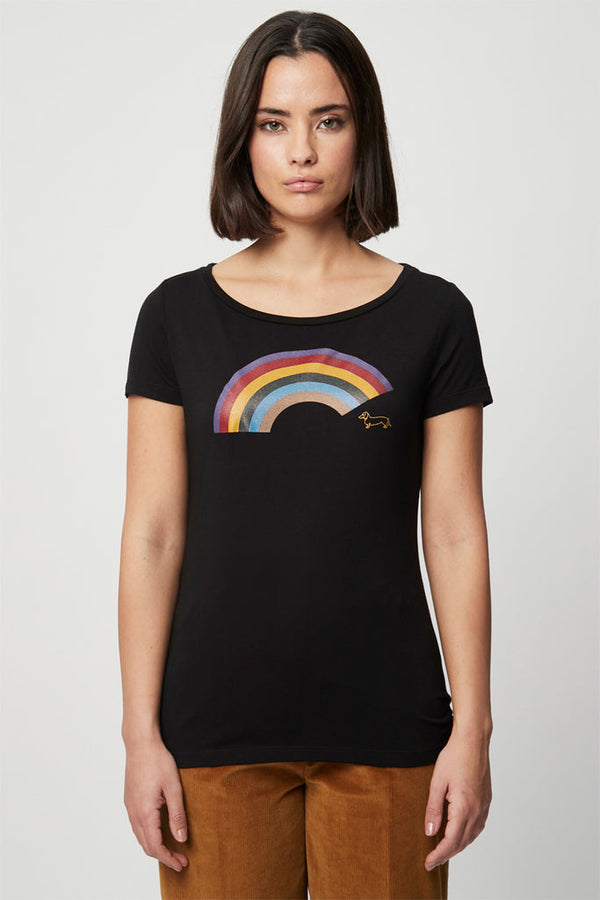 T-Shirt Noir - Harmont & Blaine - Femme