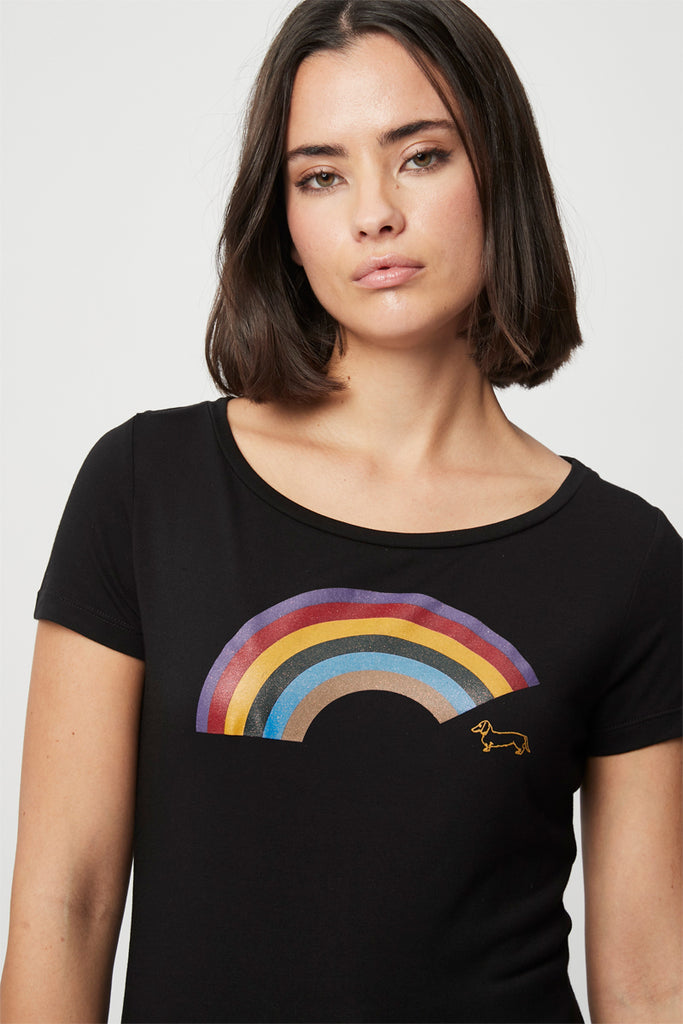 T-Shirt Noir - Harmont & Blaine - Femme