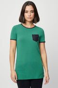 T-Shirt Vert - Harmont & Blaine - Femme