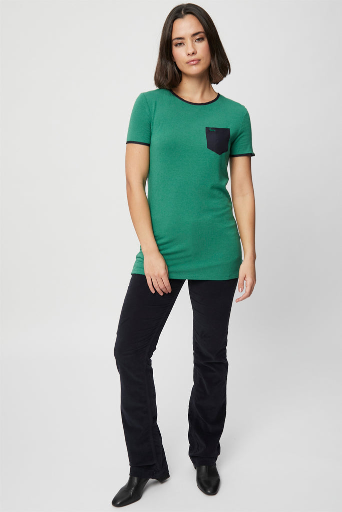 T-Shirt Vert - Harmont & Blaine - Femme