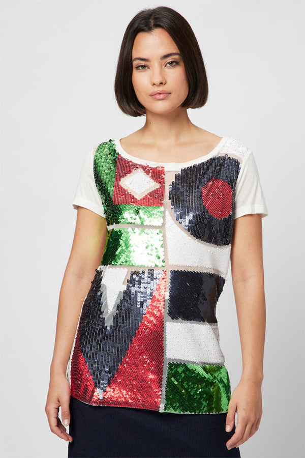T-Shirt Blanc - Harmont & Blaine - Femme