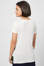 T-Shirt Blanc - Harmont & Blaine - Femme