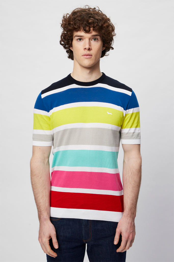 T-Shirt Bleu Marine - Harmont & Blaine - Homme