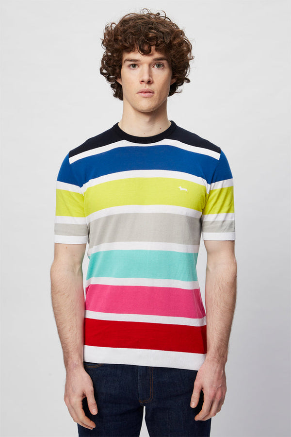T-Shirt Bleu Marine - Harmont & Blaine - Homme