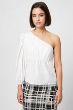 Blouse Asymétrique Blanc - Harmont & Blaine - Femme