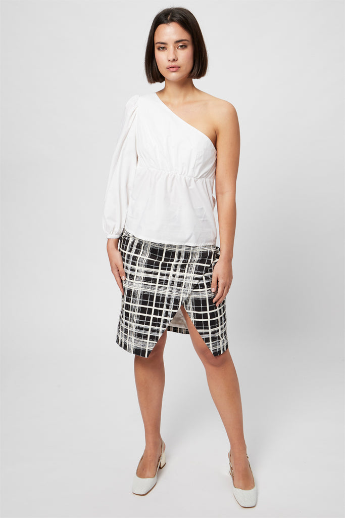 Blouse Asymétrique Blanc - Harmont & Blaine - Femme
