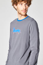 Sweat Gris Chiné - Harmont & Blaine - Homme