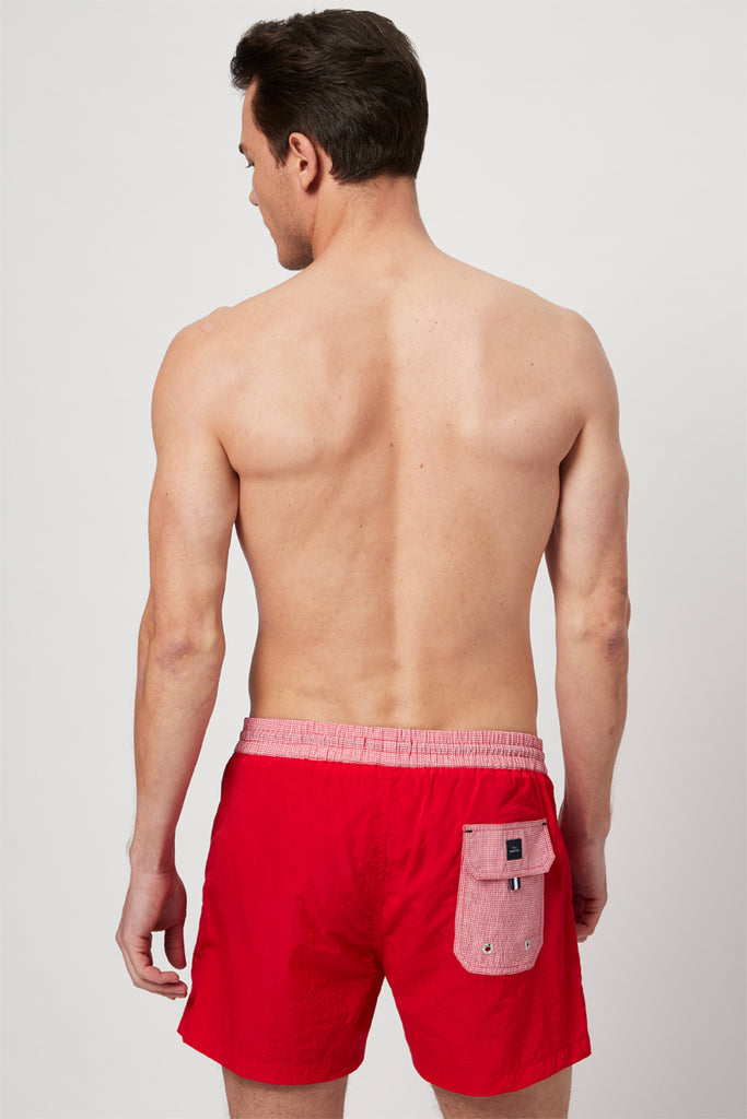 Short De Bain Rouge - Harmont & Blaine - Homme