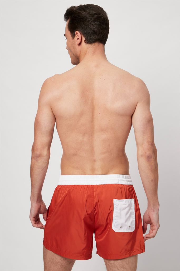 Short De Bain Orange - Harmont & Blaine - Homme