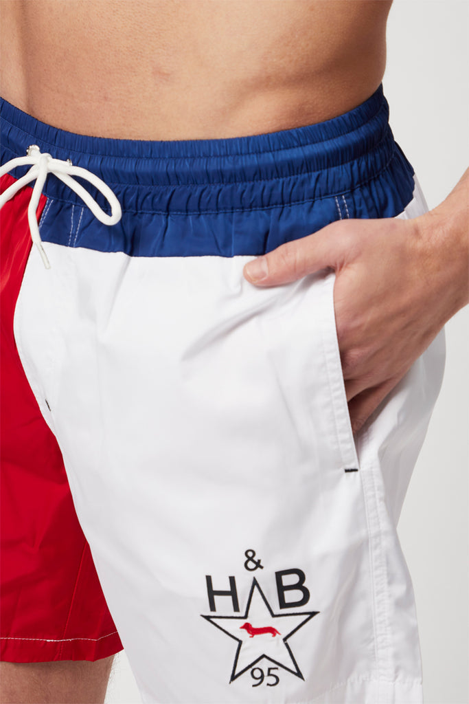 Short De Bain Rouge - Harmont & Blaine - Homme