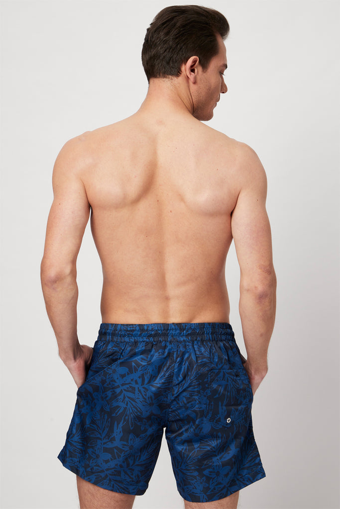 Short De Bain Bleu Marine - Harmont & Blaine - Homme