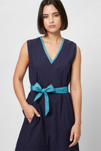 Combinaison Palazzo Bleu Marine - Harmont & Blaine - Femme