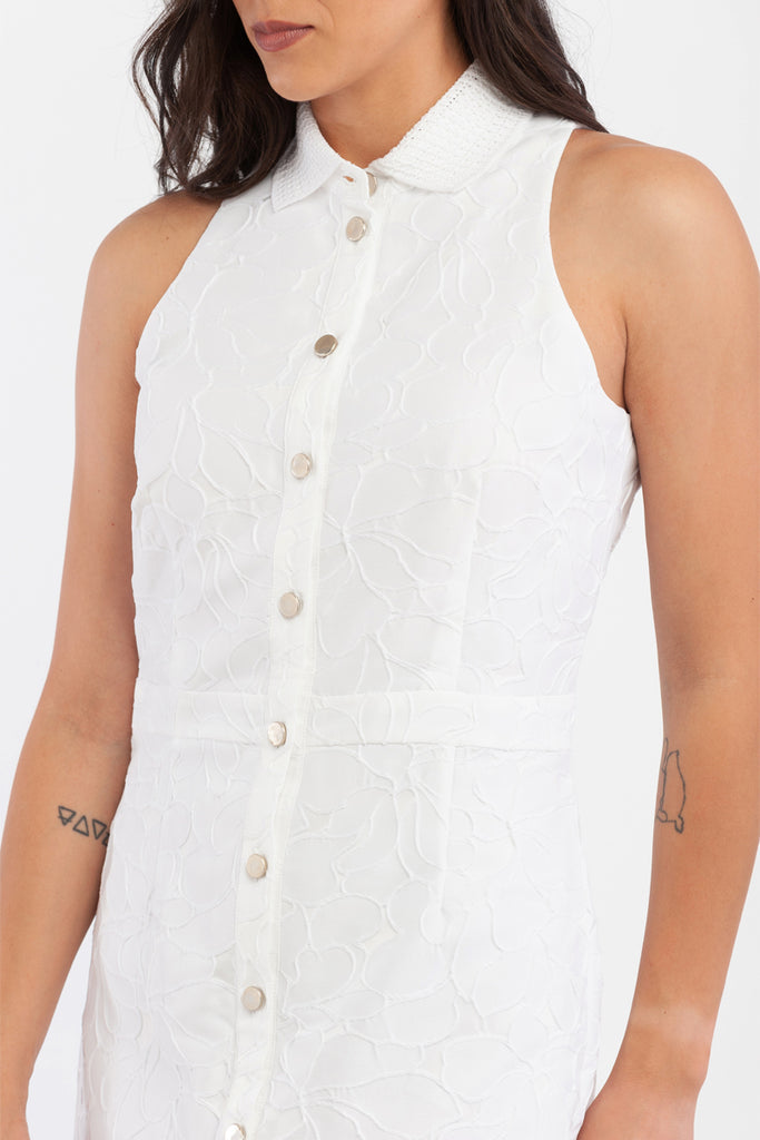 Robe Chemise - Blanc - Harmont & Blaine - Femme