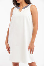 Robe Trapèze - Blanc - Harmont & Blaine - Femme