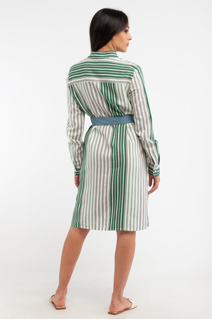Robe Droite - Vert - Harmont & Blaine - Femme