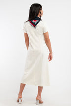 Robe Midi Et Bandana - Ecru - Harmont & Blaine - Femme