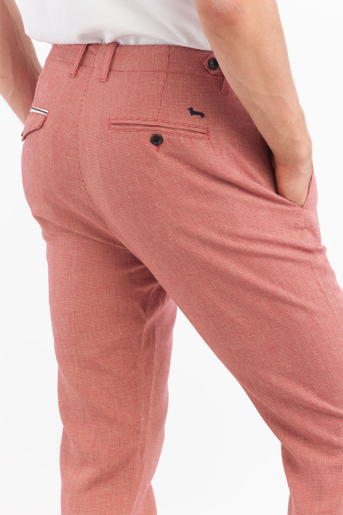 Chino En Lin - Rose Chiné - Harmont & Blaine - Homme