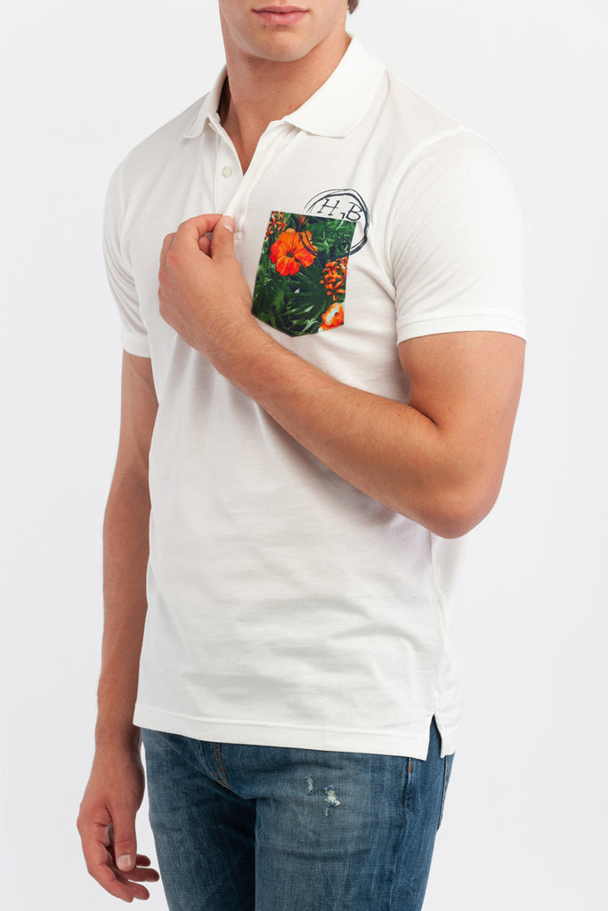 Polo - Blanc - Harmont & Blaine Jeans - Homme