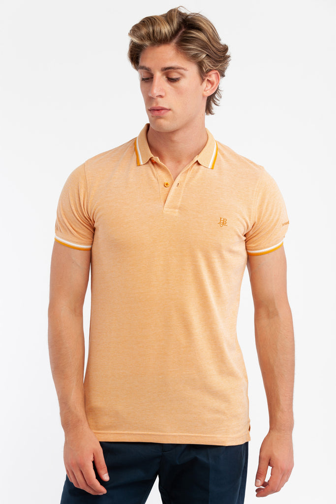 Polo - Orange Chiné - Harmont & Blaine Jeans - Homme